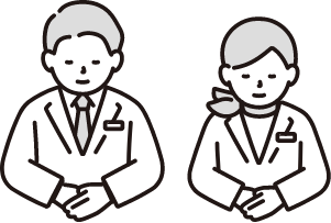 お客様のライフスタイルに合わせた眼鏡提案の様子