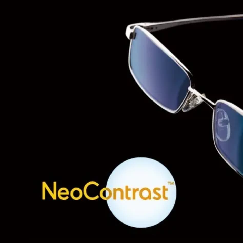 まぶしさを抑え色彩を鮮明にする高機能レンズ「NeoContrast（ネオコントラスト）」の見え方イメージ