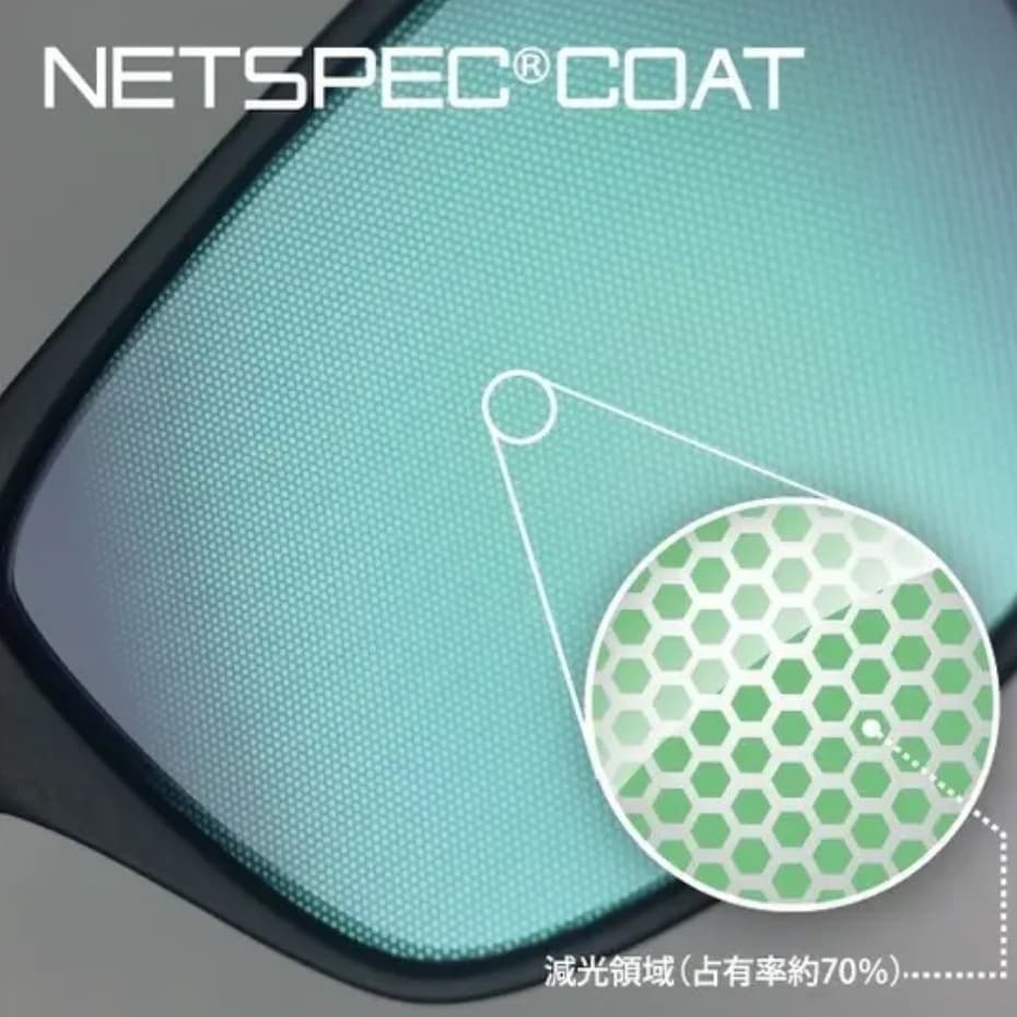 光をやさしく拡散し目の疲れを抑える「ネッツペックコート」搭載レンズのイメージ